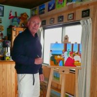 Life after the Navy: On canvas