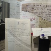 A letter home to the mother of a crewmate penned by Able Seaman William Fisher. The stoker was the lone survivor of deadly German U-Boat attack on HMCS St. Croix that claimed the lives of 146 seamen. Photo by Peter Mallett, Lookout