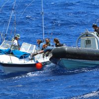 HMCS Ottawa provides assistance during Leaders at Sea