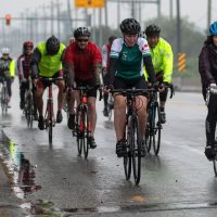 Riders prevail despite soggy weather