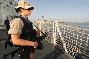 Warrant Officer Carole Morissette, Canadian Forces Combat Camera Counter-piracy