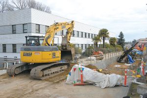 construction in dockyard