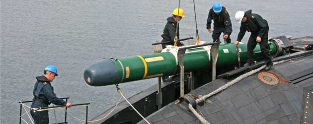 Mk 48 torpedo unload