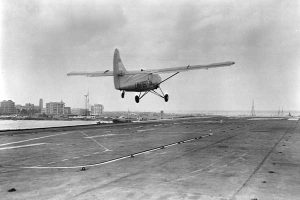 Otter plane on aircraft-carrier