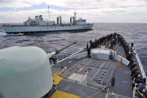 HMCS Protecteur and HMCS Algonquin