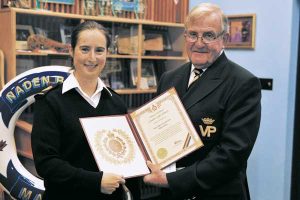 Naden Band member PPCLI music presentation