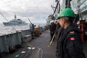 RAS team awaits HMCS Ottawa