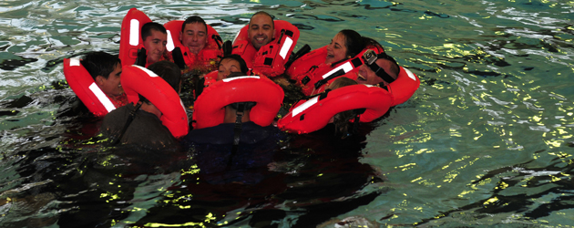 Personnel Support Programs (PSP) Fitness Instructors completed the second rotation of the Personnel Support Programs Deployment Support course. One day of the five day course involved training in sea survival skills.