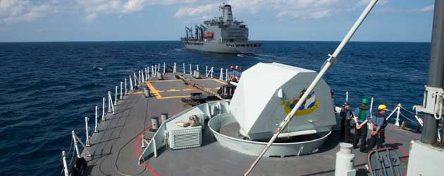 HMCS Toronto prepares for RAS