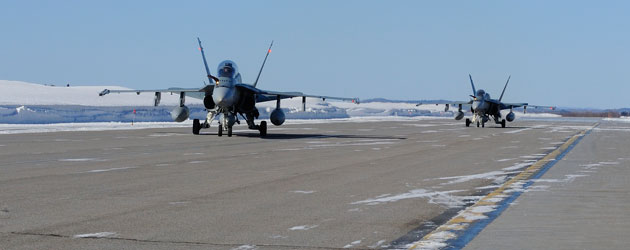 CF-18s at Ottawa Airport