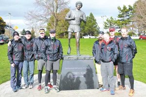 Wounded Warrior Run team at Mile Zero