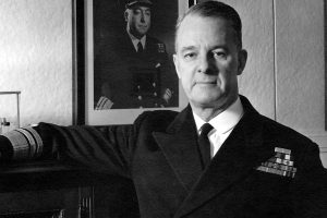 The first of the Royal Canadian Navy’s Arctic/Offshore Patrol Ships is named after Vice-Admiral Harry DeWolf, who was decorated for outstanding service throughout his naval career.