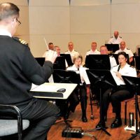 Naden Band practicing