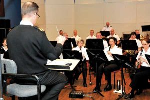 Naden Band practicing