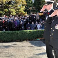 At the Esquimalt Cenotaph