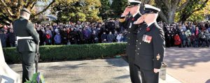 ="esquimalt centopah, saluting "