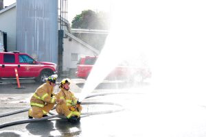 ="fireboat capability demonstrates, scenario exercise"