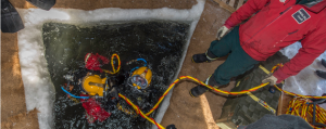 deep sea ice diving