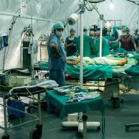 Nepal Dart Team Setup surgical wing
