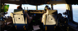 Cockpit leaving Katmandu