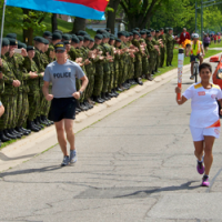 running with the torch