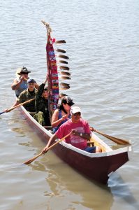 ="eagle staff + historic visit"