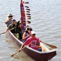 ="eagle staff + historic visit"