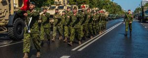 Marching in Poland