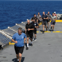 Fitness instructor keeps HMCS Winnipeg crew fit at sea