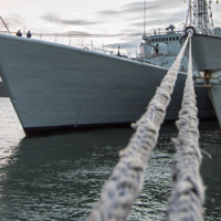 Docked in Lisbon