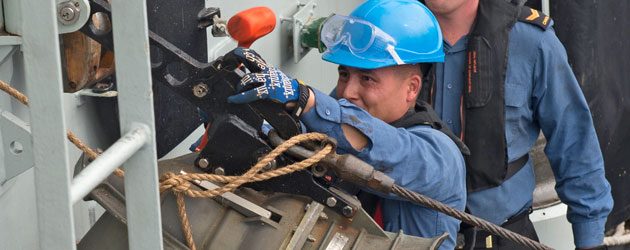 Winnipeg Boatswain during RAS