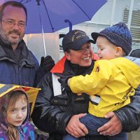 family at navy ship yard