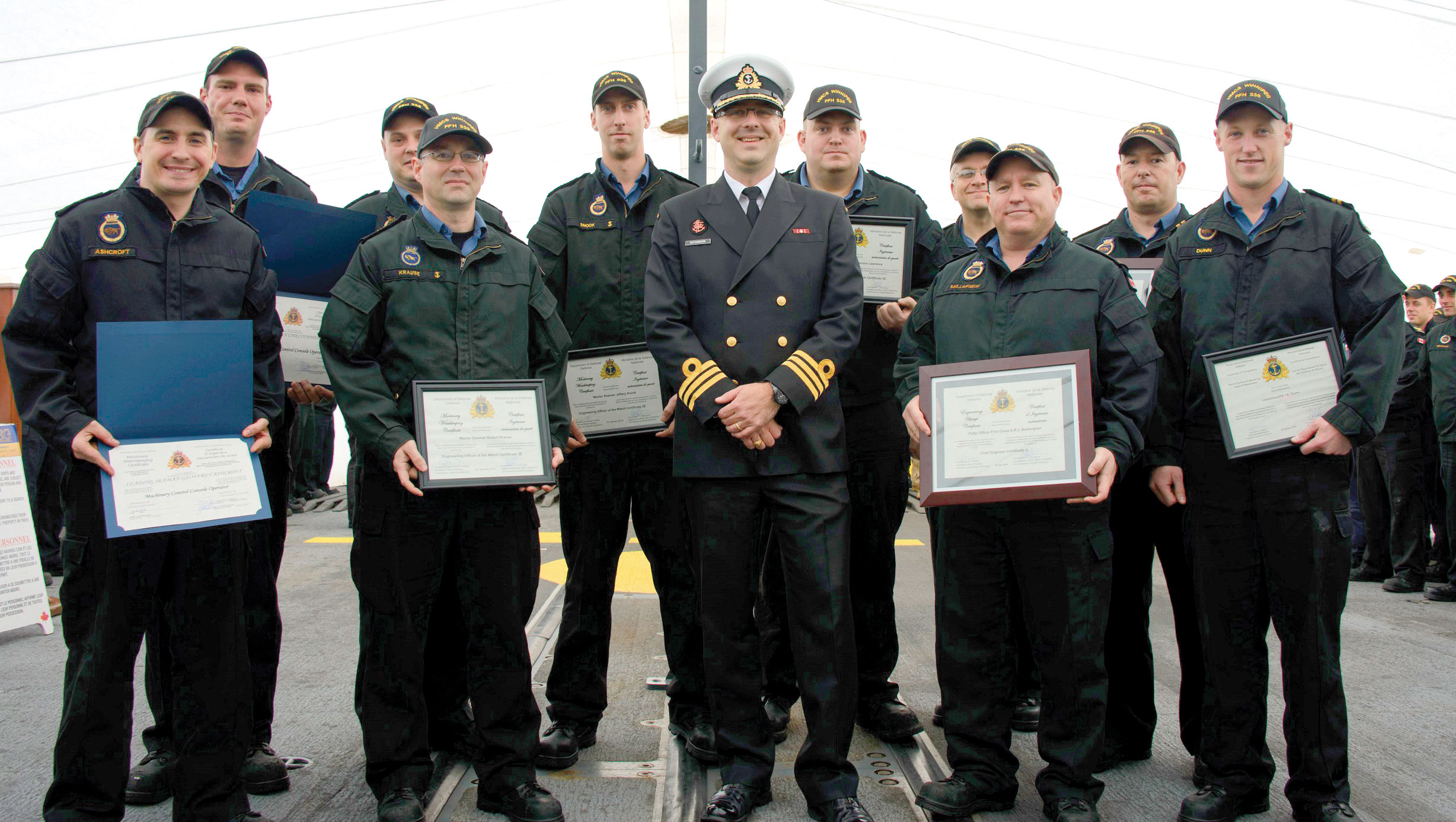 Perfect score for Winnipeg Marine Systems Engineers Pacific Navy News