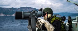 Members perform specific duties during a mine warfare exercise as they depart Aksaz, Turkey during Operation Reassurance on Jan. 9.