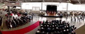 A parade was held as part of the commemoration of the 25th Anniversary of the Liberation of Kuwait at the Canadian War Museum in Ottawa, Ontario on February 27, 2016.