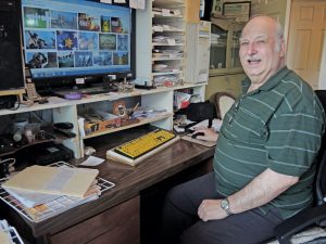 Peter Mallett, Lookout Military historian Bart Armstrong conducts research in his Saanich home.