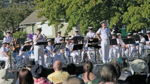 The Naden Band of the Royal Canadian Navy performs at last year’s Memorial Park Music Festival in Esquimalt.