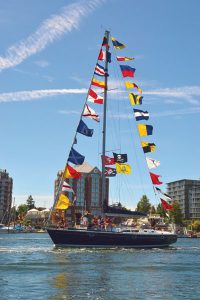 Sailing vessel Surt, with skipper Ed Life and lots of happy kids. Photos by PO Albert van Akker