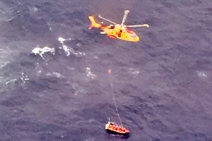 Man overboard rescued 13 nautical miles west of Kyuquot Channel