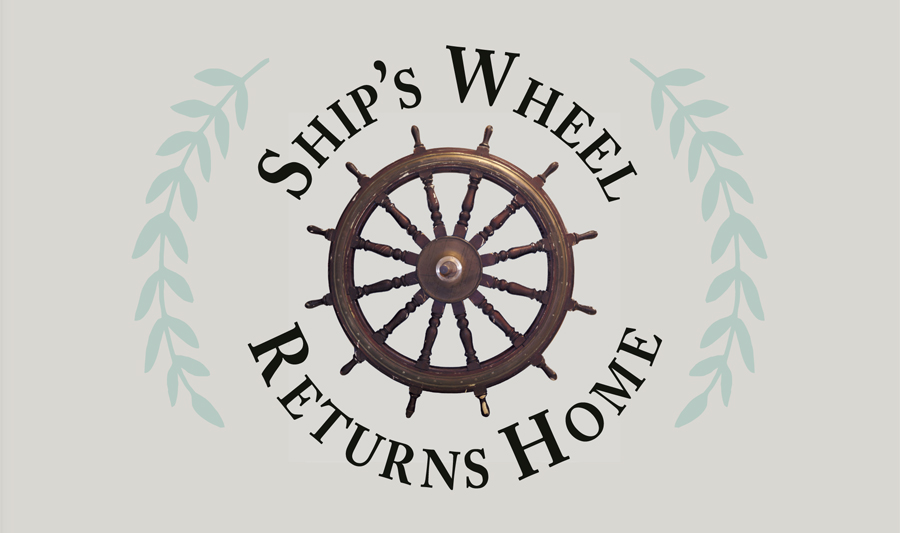 Ship’s wheel returns home