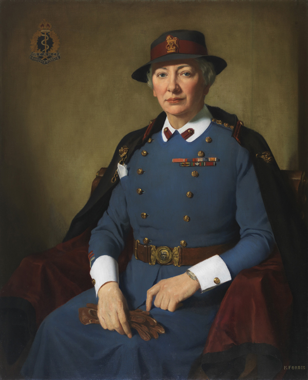 Colonel Elizabeth Lawrie Smellie. CWM 20000105-054 Beaverbrook Collection of War Art Canadian War Museum