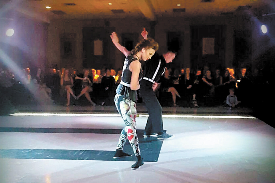 OS Anna Cocquyt and LS Ashton Marlow participate in the Dancing with the Stars of 911 competition in London, ON.