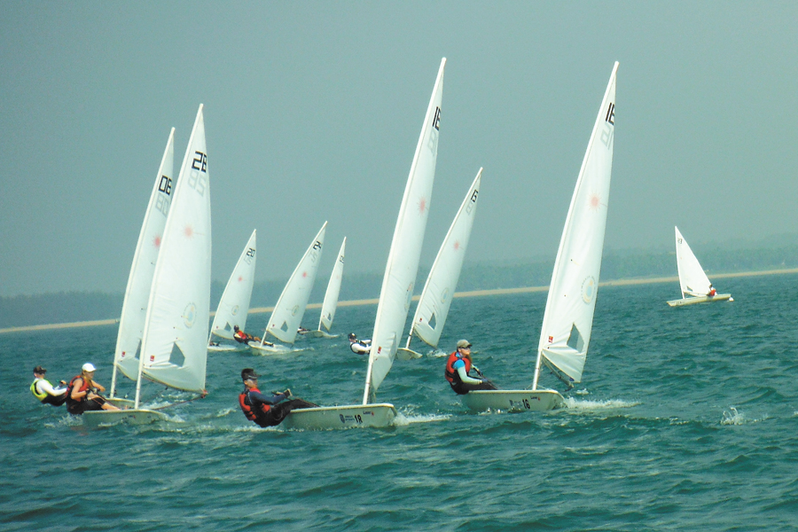 Sailors competed in the Admiral’s Cup Regatta, Dec. 7 to 10 in Kerala State, India. 