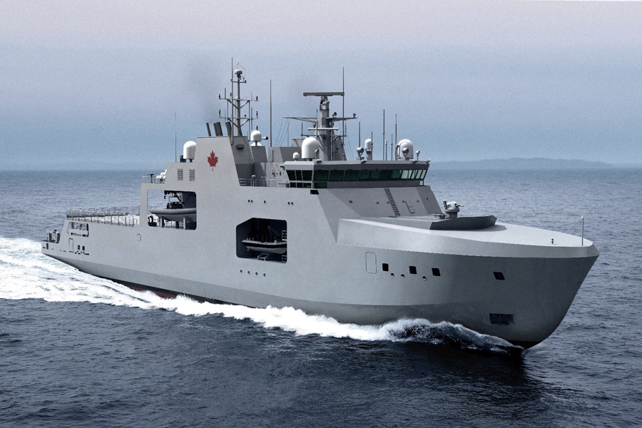 Artist’s impression of the Harry Dewolf-Class Arctic/Offshore Patrol Vessel. Photo Credit: Royal Canadian Navy