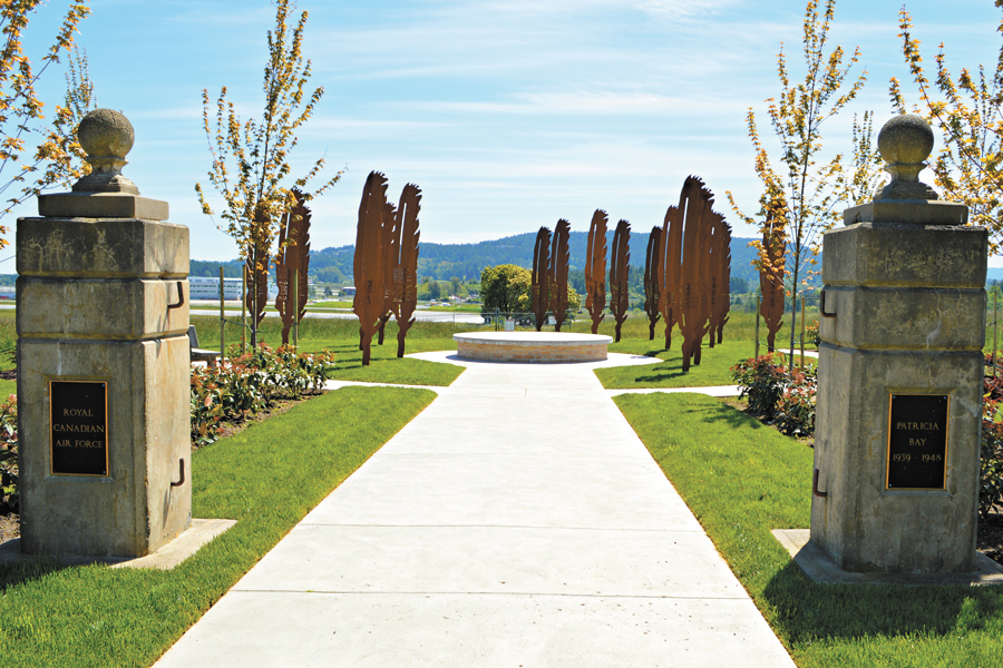 Airport monument pays tribute to Second World War airmen