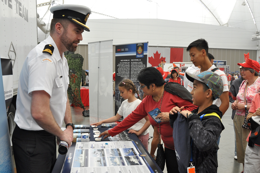 Military celebrates Canada 150 in Vancouver
