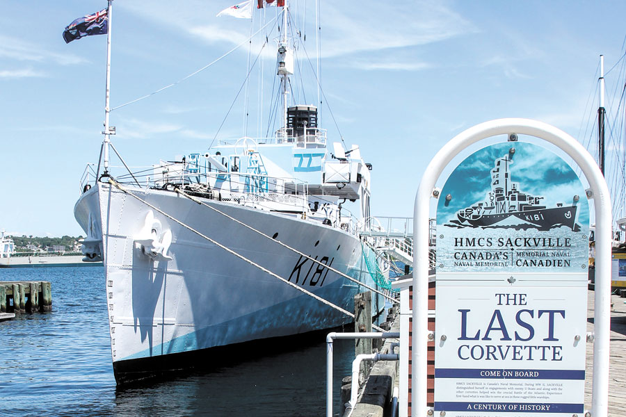 HMCS Sackville, Canada’s Naval Memorial, is open for tours for the season, seven days a week from 10 a.m. - 4 p.m. on the Halifax Boardwalk. Photo by Ryan Melanson/Trident Staff 