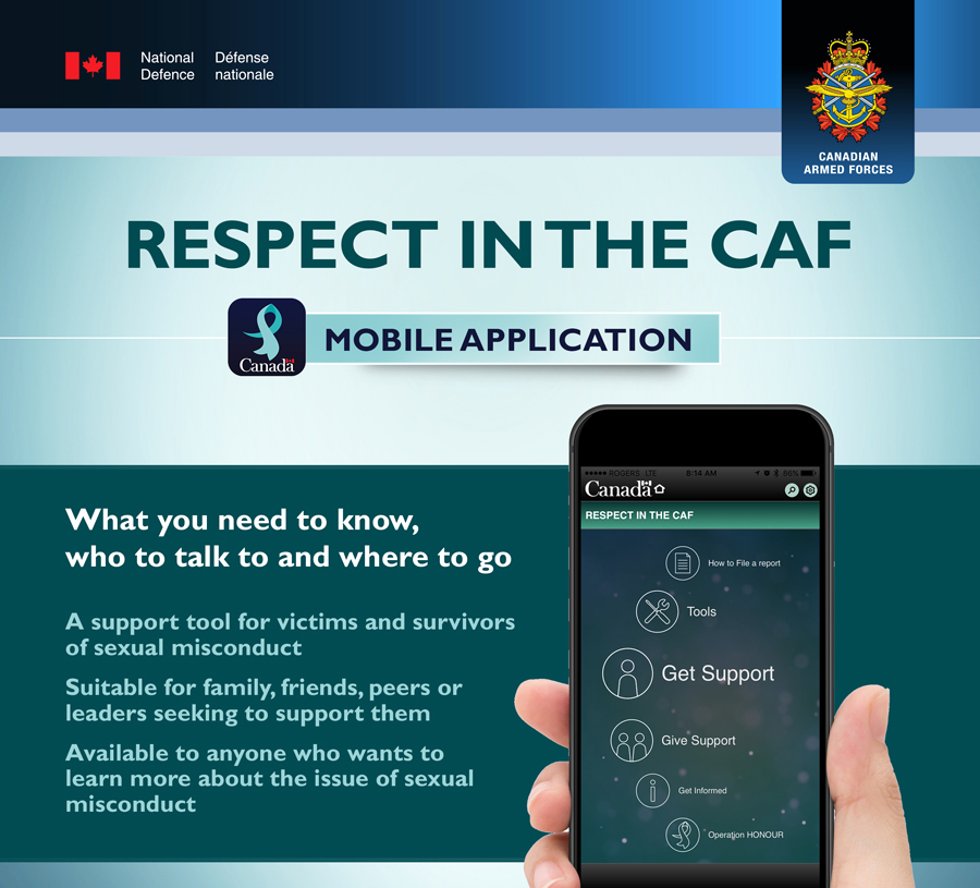 New app on sexual misconduct response and support