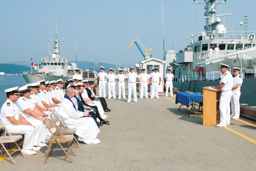 HMCS Saskatoon Change of Command