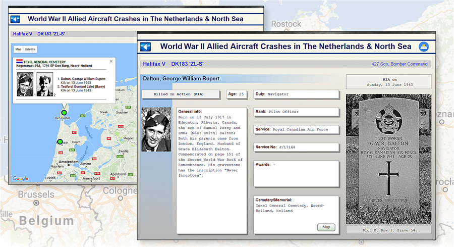 Website aids in search for aircraft crashes